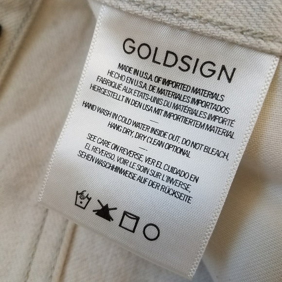 GOLDSIGN The Pleat Curve Jeans - Picture 11 of 12